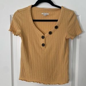 American Eagle yellow top